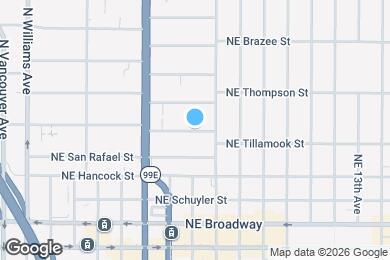 Map image of the property - 591 NE Tillamook St