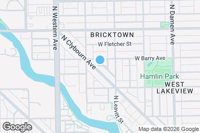 Map image of the property - 3049 N Clybourn Ave