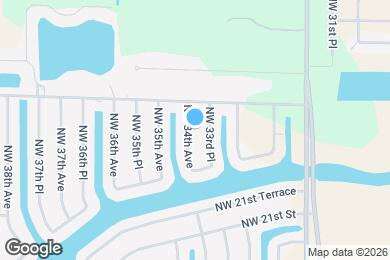 Map image of the property - 2325 NW 34th Ave