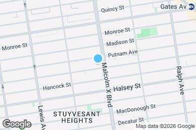 Map image of the property - 703 Jefferson Ave