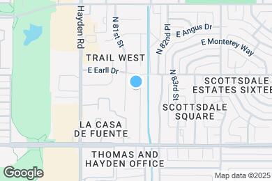 Map image of the property - 3038 N 81st Pl