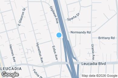 Map image of the property - 1032 Orpheus Ave