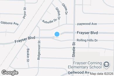 Map image of the property - 1380 Rolling Hills Dr
