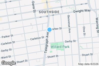 Map image of the property - 2615 Telegraph Ave