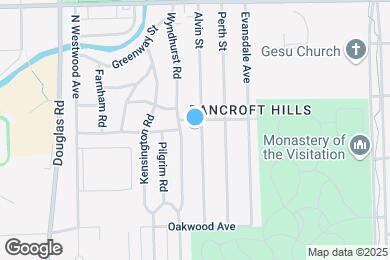Map image of the property - 1931 Alvin St
