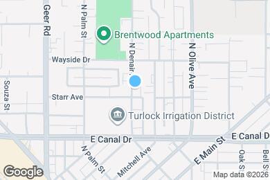 Map image of the property - 1050 N Denair Ave