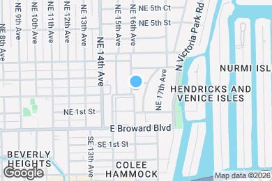 Map image of the property - 200 NE 16th Ave