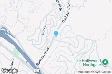 Map image of the property - 3370 Barham Blvd