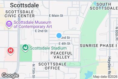 Map image of the property - 7633 E 3rd St