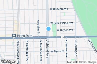 Map image of the property - 4041 N Ashland Ave