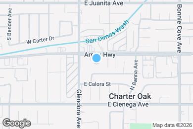 Map image of the property - 5130 N Glendora Ave