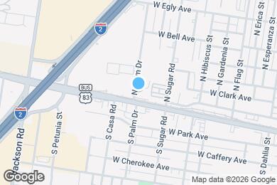 Map image of the property - 100 N Palm Dr