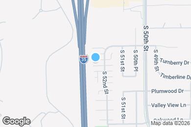 Map image of the property - 1183 S 52nd St