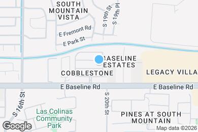Map image of the property - 1848 E Dunbar Dr