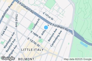 Map image of the property - 2478 Arthur Ave