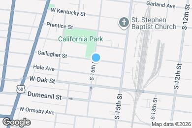 Map image of the property - 1550 Gallagher St