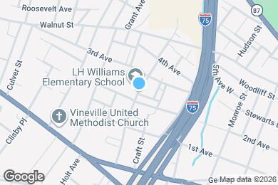 Map image of the property - 328 Pursley St