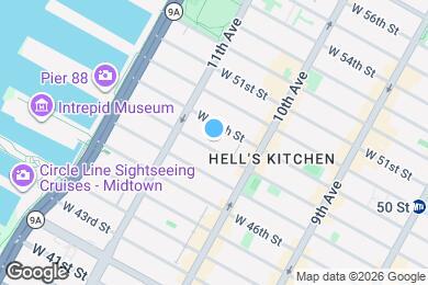 Map image of the property - 531 W 48th St