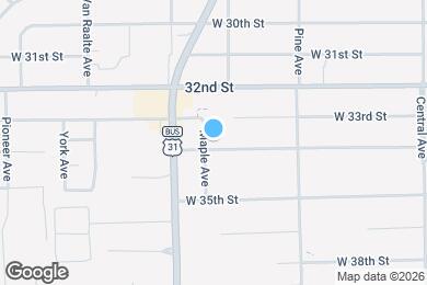 Map image of the property - 177 W 34th St
