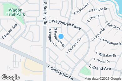 Map image of the property - 4842 S Pagosa Way