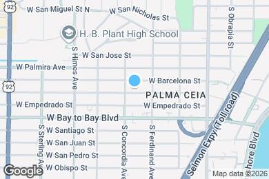 Map image of the property - 3313 W Granada St