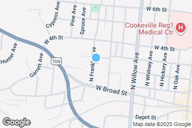 Map image of the property - 137 N Franklin Ave