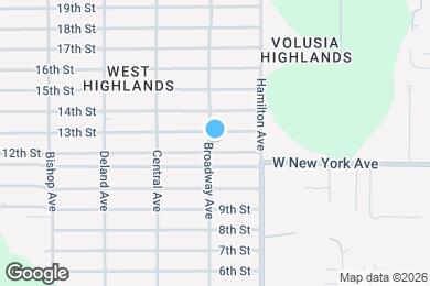 Map image of the property - 1150 Broadway Ave