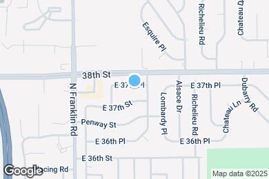 Map image of the property - 8209 E 37th Pl
