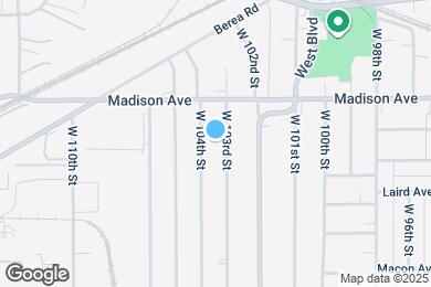 Map image of the property - 2040 W 103rd St