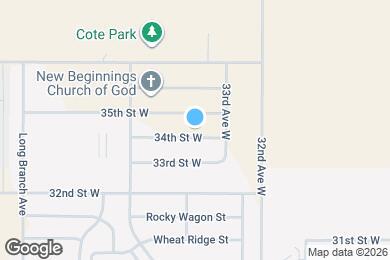 Map image of the property - 3322 34th St W