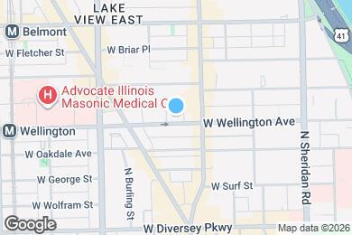 Map image of the property - 630 W Wellington Ave