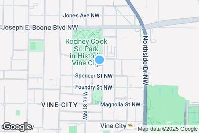 Map image of the property - 222 Walnut St NW