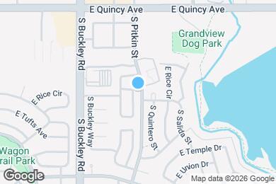 Map image of the property - 4496 S Pagosa Cir