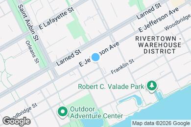 Map image of the property - Pasadena Apartments