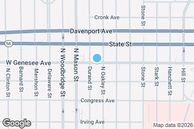 Map image of the property - 1311 W Genesee Ave