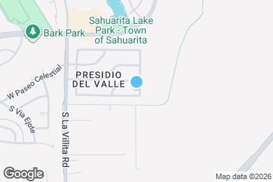 Map image of the property - 561 E Via Puente De La Lluvia