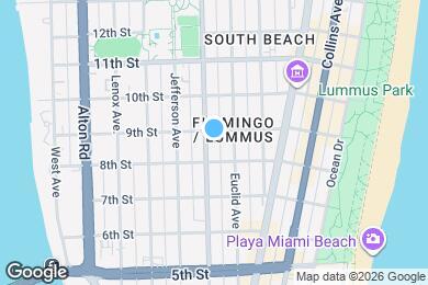 Map image of the property - 835 Meridian Ave