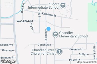 Map image of the property - 2412 Redbud St