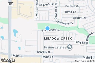 Map image of the property - 1037 Shadybrook Ln