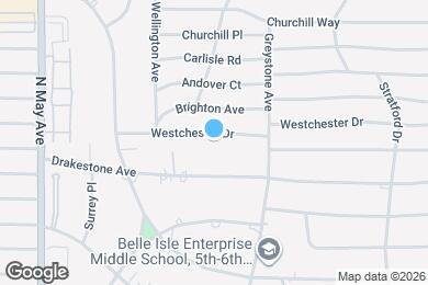 Map image of the property - 2144 Westchester Dr