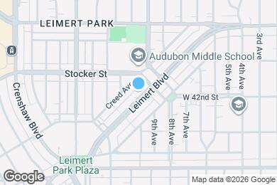 Map image of the property - 4231 Leimert Blvd