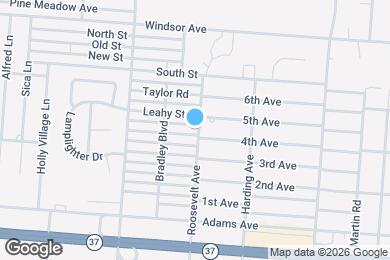 Map image of the property - 550 Roosevelt Ave