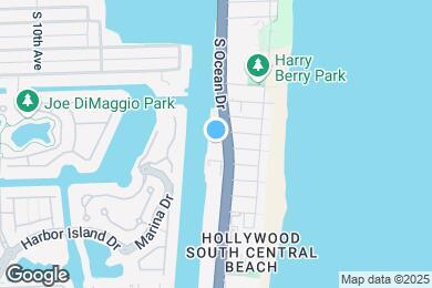 Map image of the property - 1410 S Ocean Dr