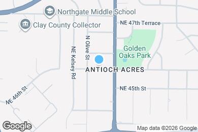 Map image of the property - 2500 NE 46th St