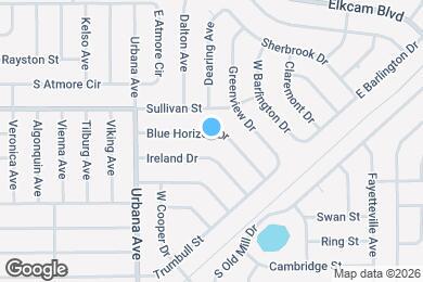 Map image of the property - 1045 Blue Horizon Dr