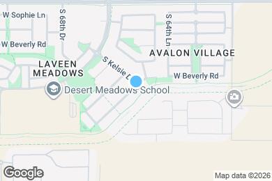 Map image of the property - 6707 W Desert Ln