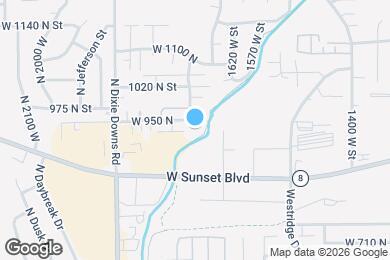 Map image of the property - 1717 W 950 N