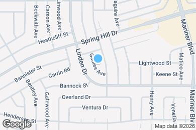 Map image of the property - 1424 Gables Ave