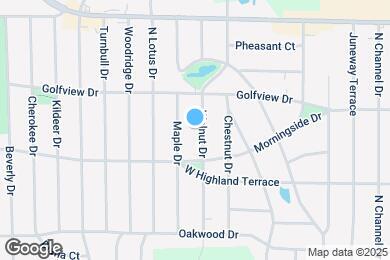 Map image of the property - 1504 Walnut Dr