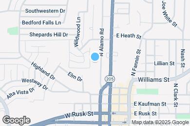 Map image of the property - 703 N Alamo Rd